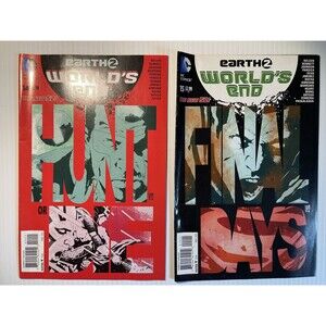 Earth 2: World's End No. 14 & 15 (2015) DC Comics • Wilson, Bennett, Johnson